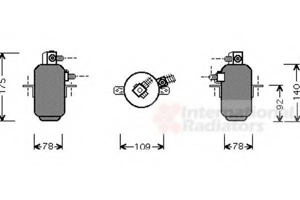 VAN WEZEL 3000D081 Осушувач, кондиціонер