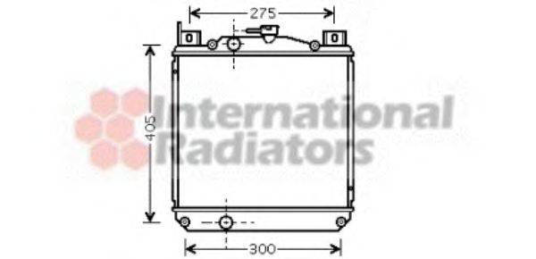 VAN WEZEL 52002059 Радіатор, охолодження двигуна