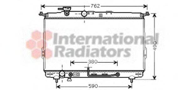 VAN WEZEL 82002107 Радіатор, охолодження двигуна