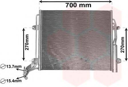 VAN WEZEL 58005324 Конденсатор, кондиціонер