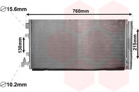 VAN WEZEL 43005449 Конденсатор, кондиціонер