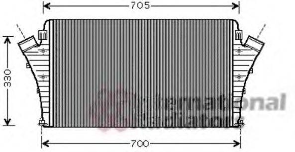 VAN WEZEL 47004068 Інтеркулер