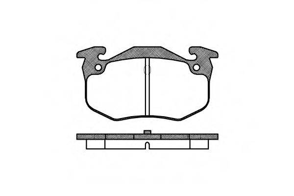 WOKING P044360 Комплект гальмівних колодок, дискове гальмо