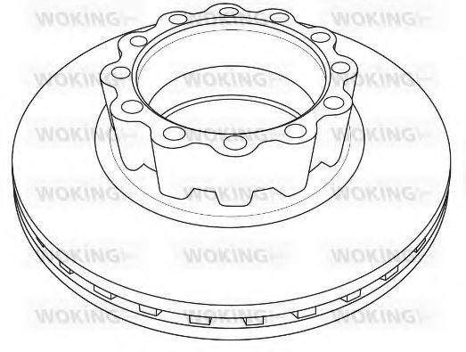 WOKING NSA123020 гальмівний диск
