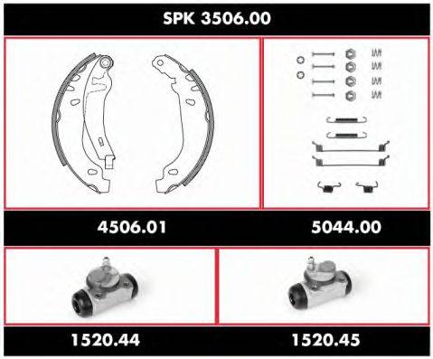 WOKING SPK350600 Комплект гальм, барабанний гальмівний механізм