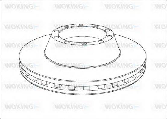 WOKING NSA101320 гальмівний диск
