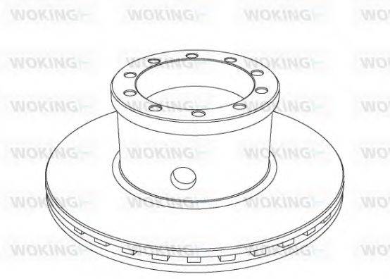 WOKING NSA101920 гальмівний диск