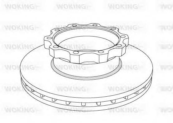 WOKING NSA104420 гальмівний диск