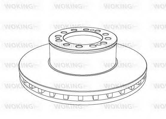 WOKING NSA104620 гальмівний диск
