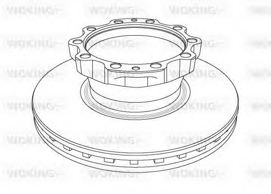 WOKING NSA117420 гальмівний диск