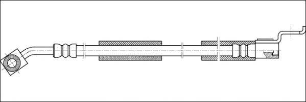 WOKING G190418 Гальмівний шланг
