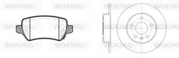 WOKING 8857300 Комплект гальм, дисковий гальмівний механізм