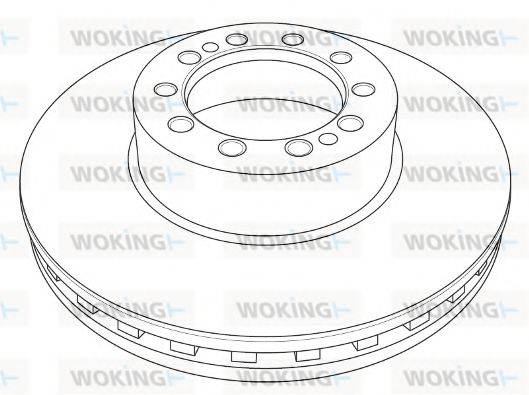 WOKING NSA121020 гальмівний диск