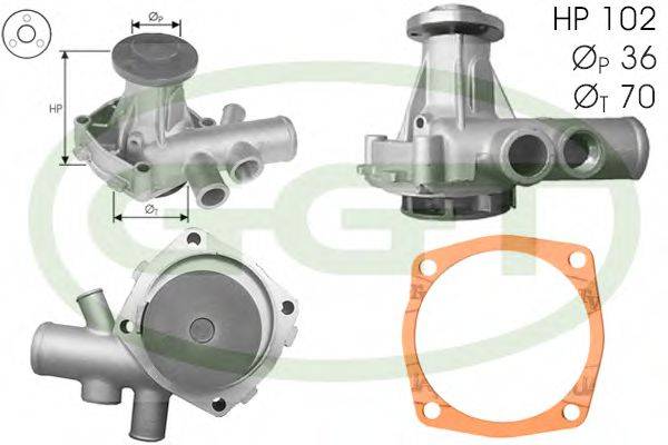 GGT PA10572 Водяний насос