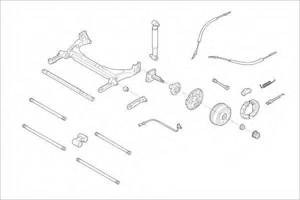 MONROE MO05655HA Підвіска колеса