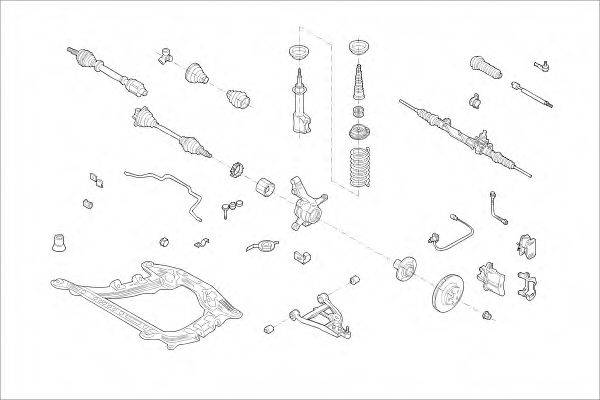 MONROE MO11406VA Підвіска колеса