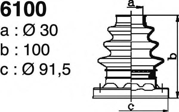 DEPA 3370200 Приводний вал