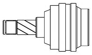 GSP 644002 Шарнірний комплект, приводний вал