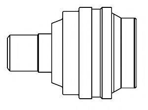 GSP 661020 Шарнірний комплект, приводний вал