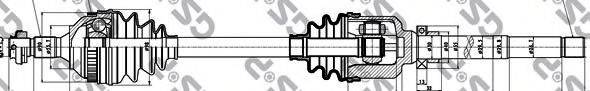 GSP 210193 Приводний вал