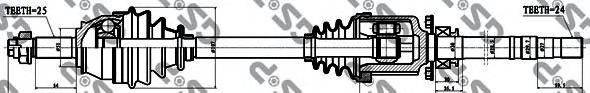GSP 217019 Приводний вал