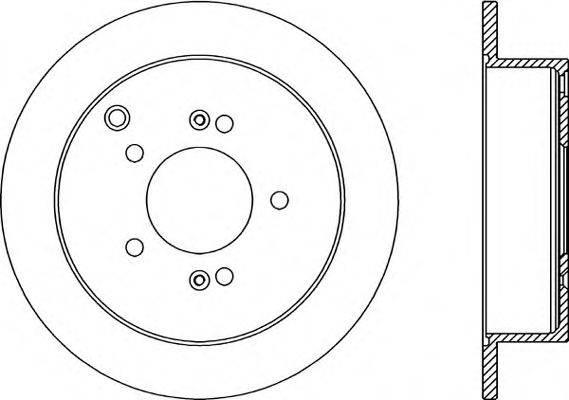 OPEN PARTS BDR217410 гальмівний диск