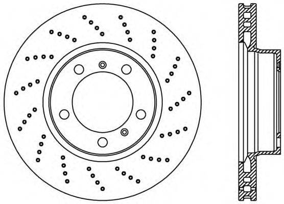 OPEN PARTS BDR223125 гальмівний диск