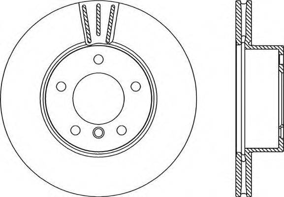 OPEN PARTS BDR227520 гальмівний диск