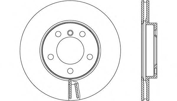 OPEN PARTS BDR260920 гальмівний диск