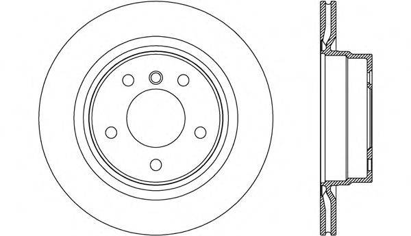 OPEN PARTS BDR262420 гальмівний диск