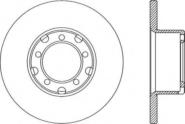 OPEN PARTS BDA129910 гальмівний диск