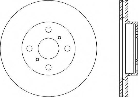 OPEN PARTS BDA164020 гальмівний диск