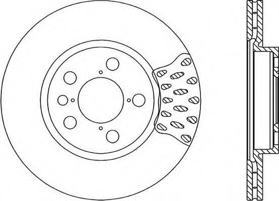 OPEN PARTS BDA167420 гальмівний диск