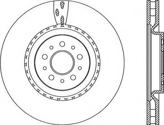 OPEN PARTS BDA230720 гальмівний диск