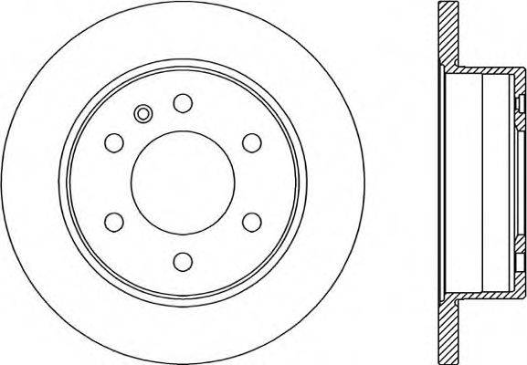 OPEN PARTS BDA232510 гальмівний диск