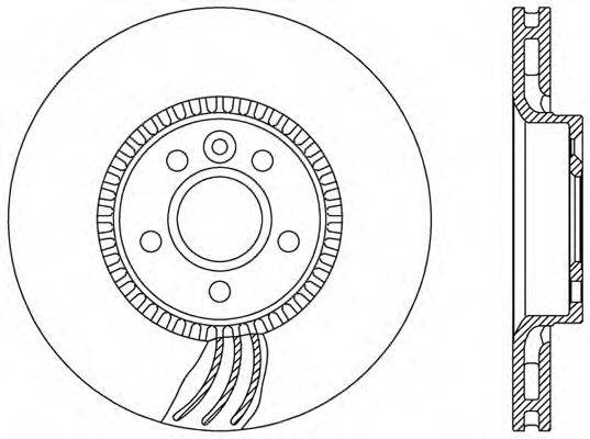 OPEN PARTS BDA246920 гальмівний диск