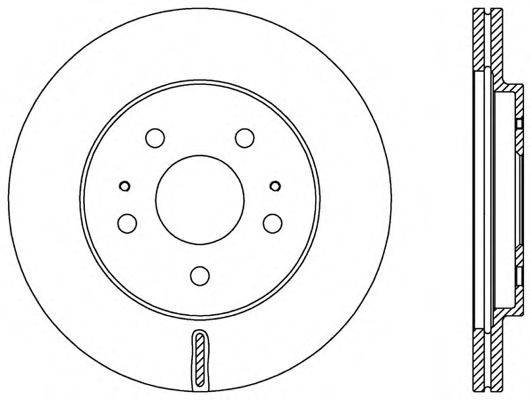 OPEN PARTS BDA255220 гальмівний диск