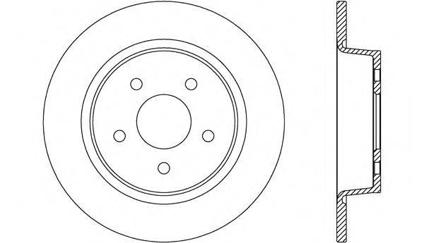 OPEN PARTS BDA263510 гальмівний диск