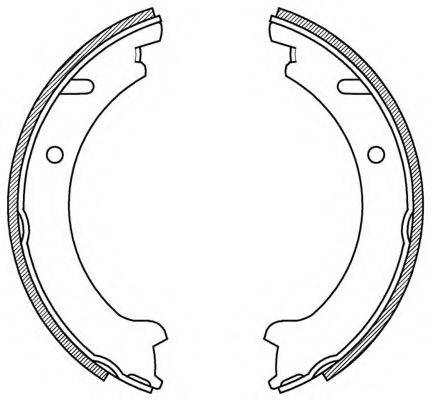 OPEN PARTS BSA220300 Комплект гальмівних колодок