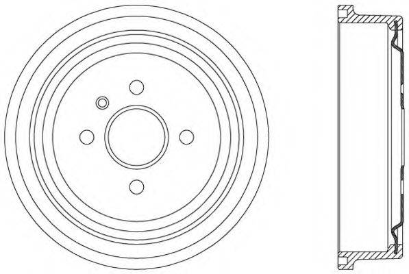 OPEN PARTS BAD903720 Гальмівний барабан