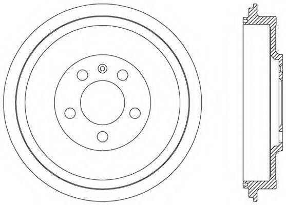 OPEN PARTS BAD904910 Гальмівний барабан