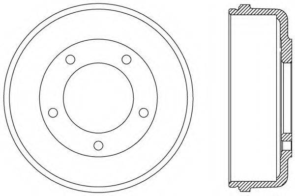 OPEN PARTS BAD907410 Гальмівний барабан