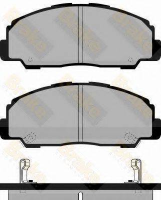 BRAKE ENGINEERING PA997 Комплект гальмівних колодок, дискове гальмо