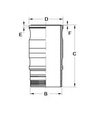 GOETZE ENGINE 1557005000 Гільза циліндра