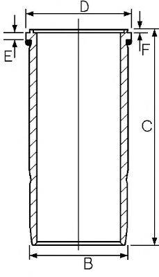 GOETZE ENGINE 1545884000 Гільза циліндра