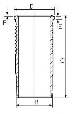 GOETZE ENGINE 1567762000 Гільза циліндра