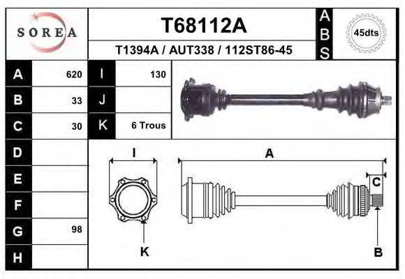 EAI T68112A Приводний вал