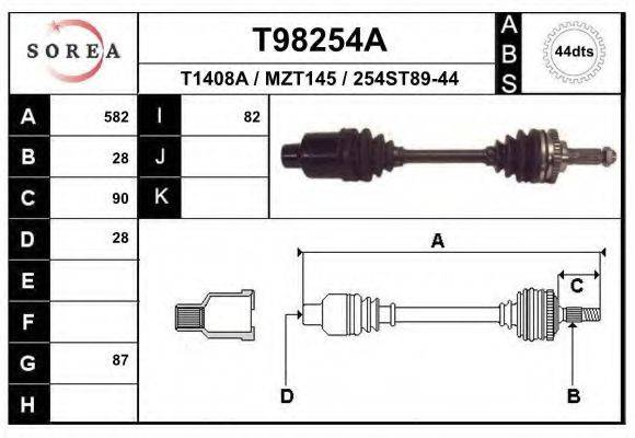 EAI T98254A Приводний вал