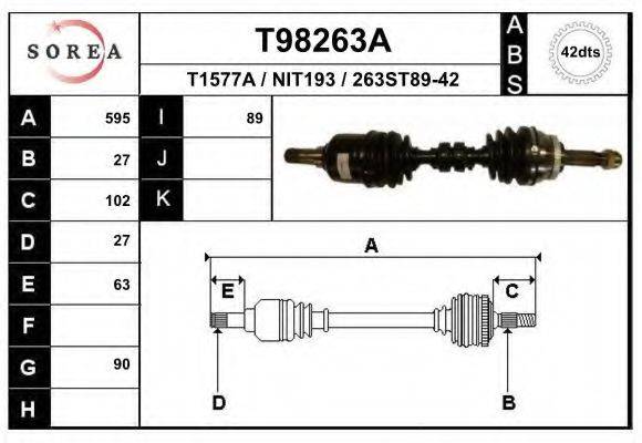 EAI T98263A Приводний вал