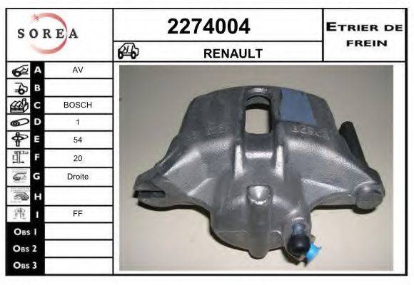 EAI 2274004 Гальмівний супорт